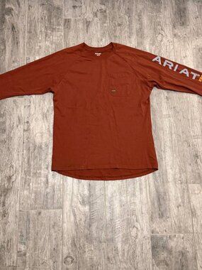 Ariat Rebar Workman Logo Long Sleeve Pocket T-Shirt